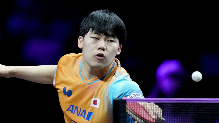 张本智和力克邱党晋级八强 日本男单三将挺进淘