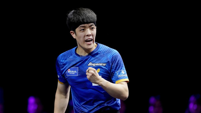 张本智和力克邱党晋级八强 日本男单三将挺进淘